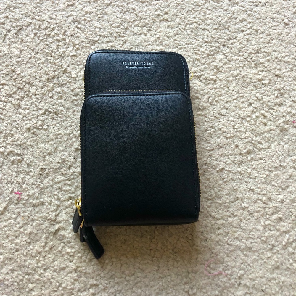 Forever Young Black Crossbody Purse